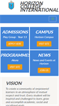 Mobile Screenshot of horizoncollegeinternational.com